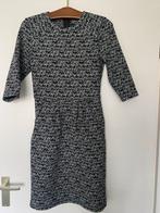 Zwarte wollen jurk, gebreid effect, mt 36, Kleding | Dames, Jurken, Zwart, Ophalen of Verzenden, Zo goed als nieuw, Knielengte