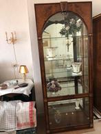 EXCLUSIEF!!! Vitrine kast (wortelnoten) Italië - NOG 7 DGN, Ophalen, 200 cm of meer, 50 tot 100 cm, 25 tot 50 cm