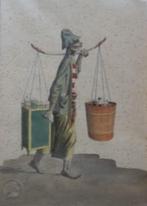 19e eeuwse Indonesische apotheker aquarel, Ophalen of Verzenden