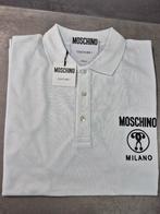 Authentieke MOSCHINO Polo Shirt – Wit, Maat 46, Tijdloze Ele, Moschino, Wit, Nieuw, Ophalen of Verzenden