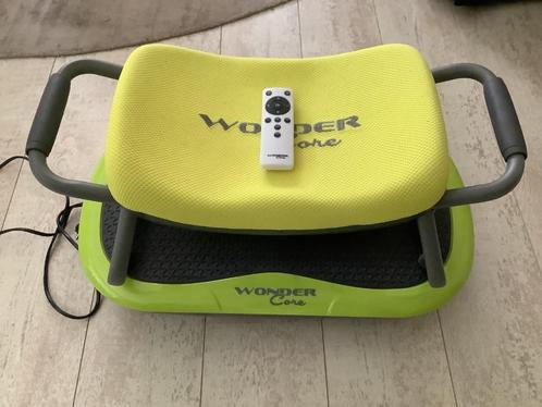 Wonder Core Rock N Fit trilplaat met zitje, Sport en Fitness, Fitnessapparatuur, Zo goed als nieuw, Trilplaat, Armen, Benen, Borst
