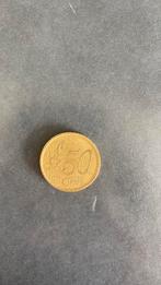 Zeldzame 50 euro-cent munt uit spanje 1999, Postzegels en Munten, Munten | Europa | Euromunten, Ophalen of Verzenden, Spanje, 50 cent