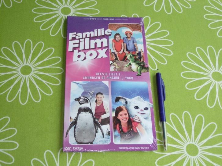 Nieuw in seal: Familie Film box Heksje Lilly, Amundsen Yoko, Cd's en Dvd's, Dvd's | Kinderen en Jeugd, Nieuw in verpakking, Film