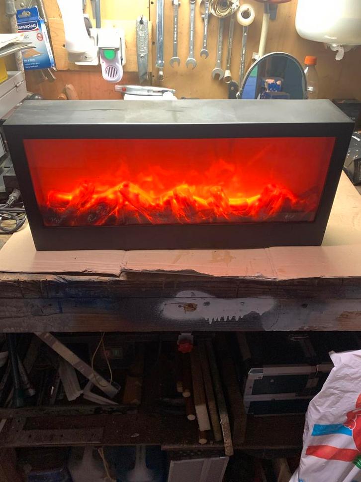 Sfeervolle Elektrische Haard, Huis en Inrichting, Kachels, Zo goed als nieuw, Vrijstaand, Overige soorten, Elektrisch, Ophalen of Verzenden