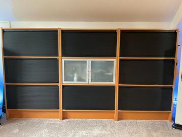 IKEA EFFEKTIV modulaire wandkast beuken/zwart - afbeelding 1