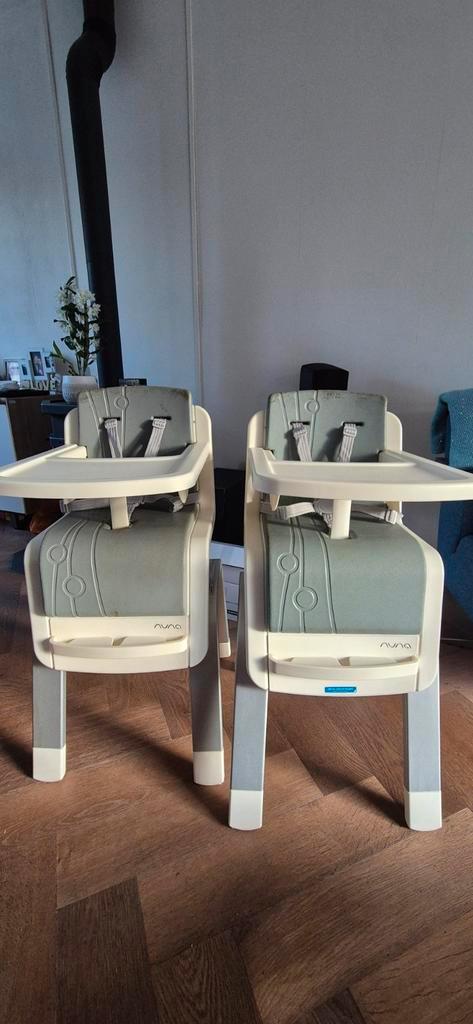 2x Nuna ZAAZ Meegroeistoel  2 voor 80,-, Kinderen en Baby's, Kinderstoelen, Gebruikt, Meegroeistoel, Ophalen