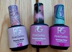 Pink Gellac Nagellak Set Roze / Nude / Paars 238 276 344, Nieuw, Ophalen of Verzenden, Handen en Nagels, Make-up