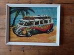 VW busje schilderij, Minder dan 50 cm, Nieuw, Ophalen of Verzenden, Schilderij