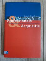 Professionals & Acquisitie	Frank Kwakman, Boeken, Ophalen of Verzenden, Beta, Zo goed als nieuw, HBO