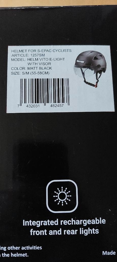 Helm voor snorbrommer/scooter/fiets of fatbike., Fietsen en Brommers, Fietsaccessoires | Fietshelmen, Zo goed als nieuw, Heer of Dame