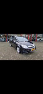 Opel Zafira 1.8 2010 Zwart, Auto's, Opel, Origineel Nederlands, Te koop, 14 km/l, Benzine