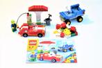 Lego tankstation met 2 auto`s set nr. 5898, Ophalen of Verzenden, Zo goed als nieuw, Complete set, Lego