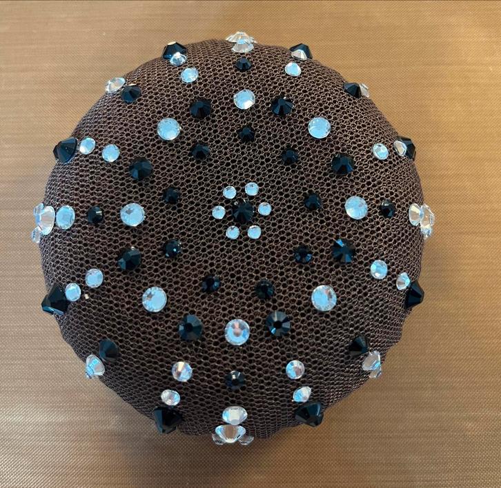 Haarnetje met Strass voor dressuurwedstrijd incl. Verzenden, Dieren en Toebehoren, Paardrijkleding, Nieuw, Cap, Dressuur, Ophalen of Verzenden