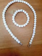 Mooie ketting van Ti sento + armbandje, Ophalen of Verzenden, Zo goed als nieuw, Wit, Zilver