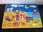 Houten puzzel Sinterklaas & zwarte Piet, Diversen, Sinterklaas, Ophalen of Verzenden, Zo goed als nieuw