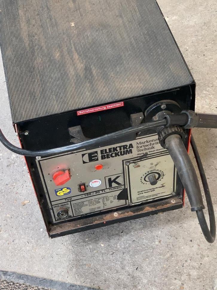 LASAPPARAAT ZWAAR TYPE, Doe-het-zelf en Verbouw, Gereedschap | Lasapparaten, Gebruikt, Overige typen, 150 tot 250 ampère, Ophalen