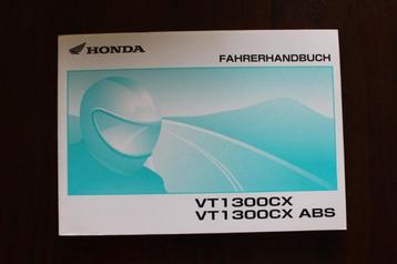 Honda VT1300CX ABS 2009 motorrad farher handbuch VT 1300 beschikbaar voor biedingen