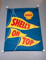 Originele Shell olieblik  poster usa, Ophalen of Verzenden, Reclamebord