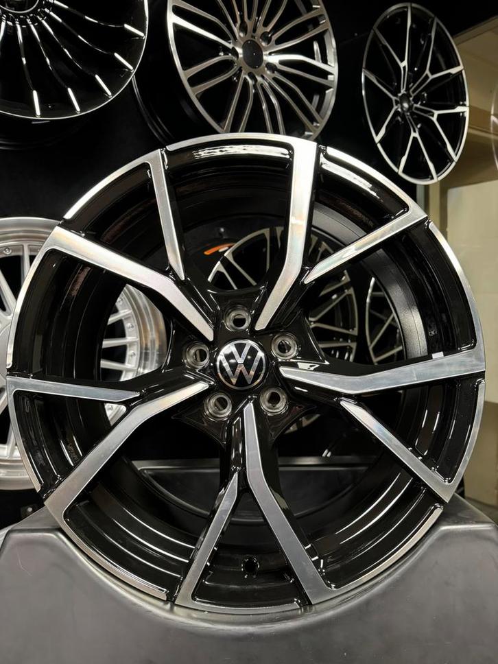17 inch velgen voor Volkswagen R LINE look 5x100 Polo 2G 6r, Auto-onderdelen, Banden en Velgen, Velg(en), 17 inch, Personenwagen