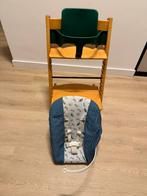 Stokke tripp trapp trip trap kinderstoel met newborn, Ophalen, Zo goed als nieuw, Meegroeistoel