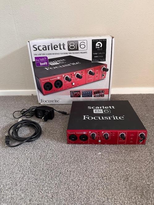 Focusrite Scarlett 8i6. SUPERPRIJS!!, Computers en Software, Geluidskaarten, Zo goed als nieuw, Extern, Ophalen