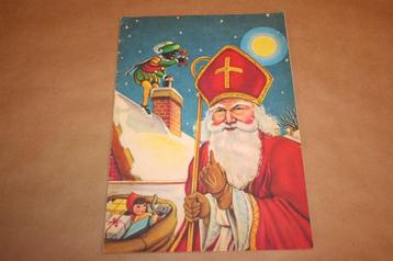 Oud prenten/kleurboek - Sinterklaas - Circa 1960 !! beschikbaar voor biedingen