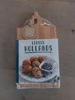 Houten borrelplank met boek, Ophalen of Verzenden