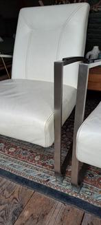 Lederen stoelen in prima staat, Huis en Inrichting, Ophalen, Twee