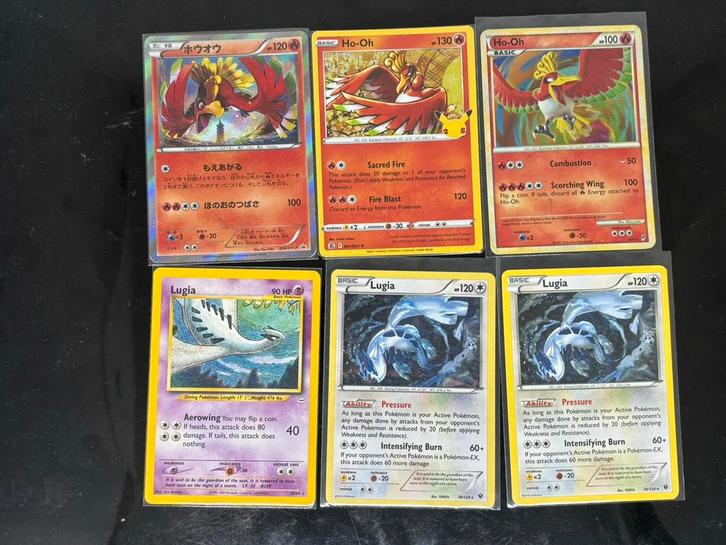 Ho-oh & Lugia kaarten, Hobby en Vrije tijd, Verzamelkaartspellen | Pokémon, Zo goed als nieuw, Ophalen of Verzenden