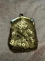 Antiek vintage Tasje Portomonaie met Pailletten geborduurd, Antiek en Kunst, Ophalen of Verzenden
