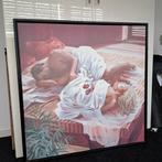 Zwarte baklijst voor canvas doek, Ophalen, Zo goed als nieuw, 75 cm of meer