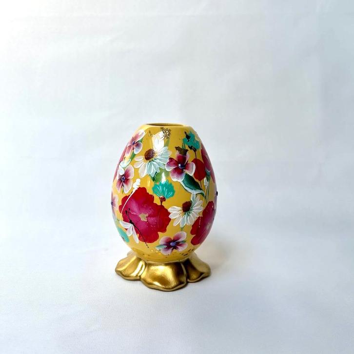 Vaasje pink yellow, Huis en Inrichting, Woonaccessoires | Vazen, Nieuw, Overige kleuren, Minder dan 50 cm, Overige materialen