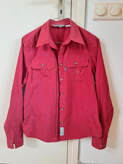 Scoutfit scoutingblouse brique/donkerrood maat 36, Verzamelen, Scouting, Gebruikt, Kleding, Ophalen of Verzenden