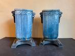set geëmailleerde  Vazen Tuinvazen art deco 1930 Frans, Antiek en Kunst, Antiek | Vazen, Ophalen