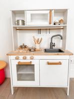 IKEA Duktig Speelkeuken Gepimpt met Houten Details, Ophalen, Wit, 50 tot 100 cm, Zo goed als nieuw