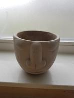 Leuke bloempot, Tuin en Terras, Bloempotten, Rond, Ophalen of Verzenden, Zo goed als nieuw, Aardewerk