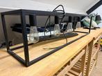 Industriële Hanglamp met Lampen, Ophalen, Zo goed als nieuw, Metaal, Minder dan 50 cm