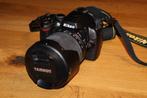 Nikon D60 met lenzen:Tamron 18-200, Nikon 18-55 en 55-200, Ophalen, Zo goed als nieuw, Nikon, 8 keer of meer