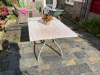 Tuintafel, Tuin en Terras, Ophalen, Gebruikt, Rechthoekig, Metaal