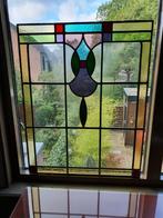 Glas in lood is mooi door eenvoud 58 br. x 73 1/2 hg (2.10), Antiek en Kunst, Antiek | Glas en Kristal, Ophalen