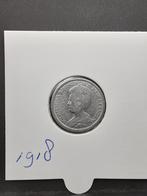 25 cent 1918 Koningin Wilhelmina, Zilver, 25 cent, Ophalen of Verzenden, Koningin Wilhelmina