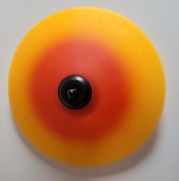 Retro design vintage Van de Heg plafondlamp  beschikbaar voor biedingen