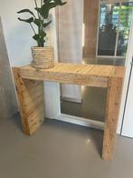 Side table van steigerhout, Huis en Inrichting, Tafels | Sidetables, Ophalen, 100 tot 150 cm, Nieuw, 25 tot 50 cm