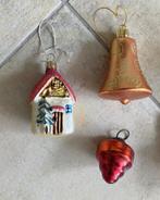 oude Kerstballen /Kerstklokjes, vintage kaarsjes op knijper, Diversen, Kerst, Ophalen of Verzenden, Zo goed als nieuw