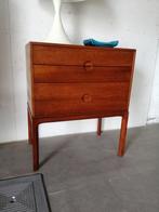 Deense Aksel Kjersgaard ladekast, teak retro jaren 60, Ophalen, Gebruikt, Teakhout, 50 tot 100 cm