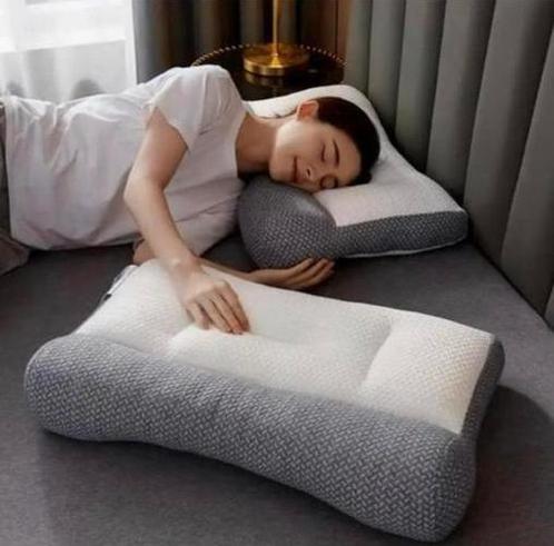 Nekkussen Orthopedisch 48 x 75 cm Voor Een Pijnvrije Nacht!, Huis en Inrichting, Woonaccessoires | Kussens, Nieuw, Wit, Rechthoekig
