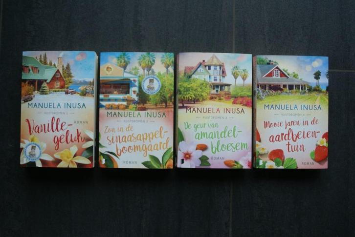 KUSTDROMEN.... DEEL: 1- 2- 3- 4... MANUELA INUSA, Boeken, Romans, Zo goed als nieuw, Ophalen of Verzenden