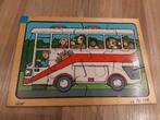 Dubbele houten puzzel school, Ophalen, 10 tot 50 stukjes, Gebruikt