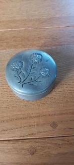 Tinnen doosje met deksel., Antiek en Kunst, Ophalen of Verzenden