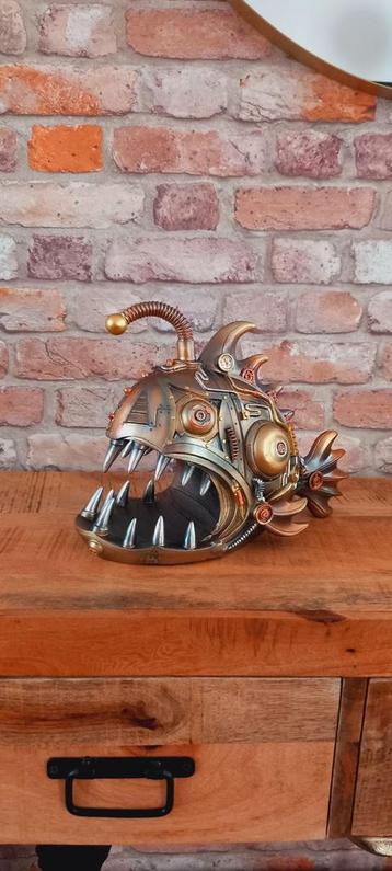Steampunk:30cm lataarnvis Beeld🌹NIEUW🌹 beschikbaar voor biedingen